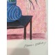 David Hockney lithograph 50x35 cm Spadem edition with certificate