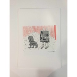 David Hockney lithografie 50x35 cm Spadem editie met certificaat