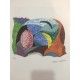 David Hockney Lithographie 50x35 cm Spadem Edition mit Zertifikat