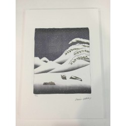 David Hockney lithografie 50x35 cm Spadem editie met certificaat