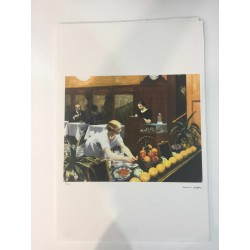 Edward Hopper lithographie cm 57x38 papier Arches éditeur Georges Israel