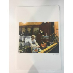 Edward Hopper Lithographie cm 57x38 Papier Arches Verlag Georges Israel