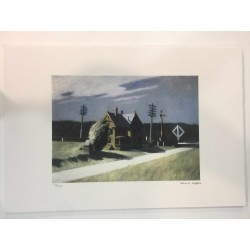 Edward Hopper lithographie cm 57x38 papier Arches éditeur Georges Israel