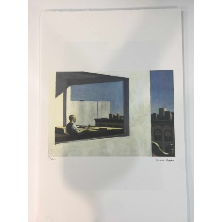 Edward Hopper lithograph cm 57x38 paper Arches publisher Georges Israel