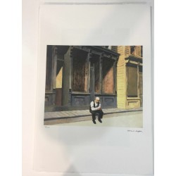 Edward Hopper litografia cm 57x38 carta Arches editore Georges Israel