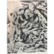 Jackson Pollock litografia 50x70 cm edizione Spadem