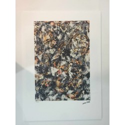 Jackson Pollock litografia 50x70 cm edizione Spadem