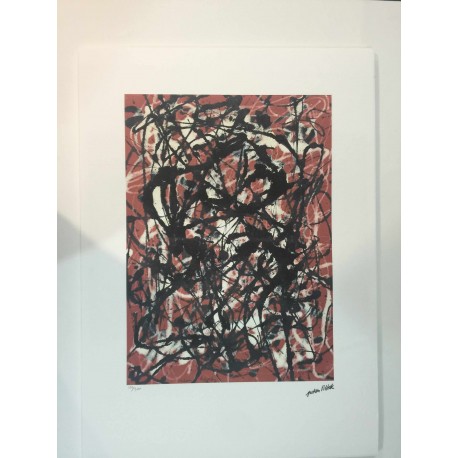 Jackson Pollock lithograph 50x70 cm Spadem edition