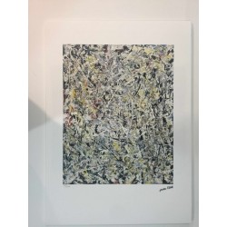 Jackson Pollock litografia 50x70 cm edizione Spadem