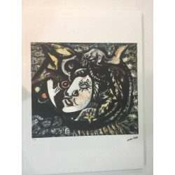 Lithographie Jackson Pollock 50x70 cm édition Spadem