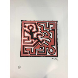 Litografia de Keith Haring 50x70 cm amb certificat