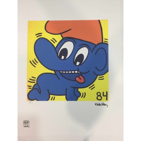 Keith Haring Lithographie 50x70 cm avec certificat