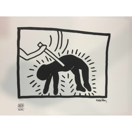 Keith Haring Lithograph 50x70 cm with certificate