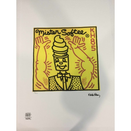 Keith Haring Lithographie 50x70 cm avec certificat