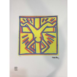 Keith Haring Lithographie 50x70 cm avec certificat