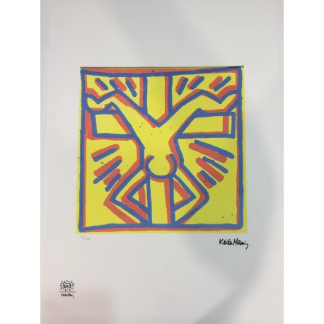 Litografia de Keith Haring 50x70 cm com certificado