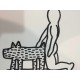 Keith Haring Lithographie 50x70 cm mit Zertifikat