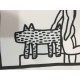 Keith Haring Lithographie 50x70 cm mit Zertifikat