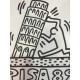 Keith Haring Litografia 50x70 cm ziurtagiriarekin