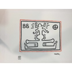 Keith Haring  Litografia 50x70 cm  con certificato