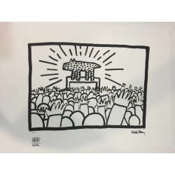 Keith Haring Lithograph 50x70 cm with certificate