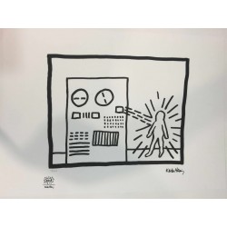 Keith Haring Litografie 50x70 cm s certifikátem