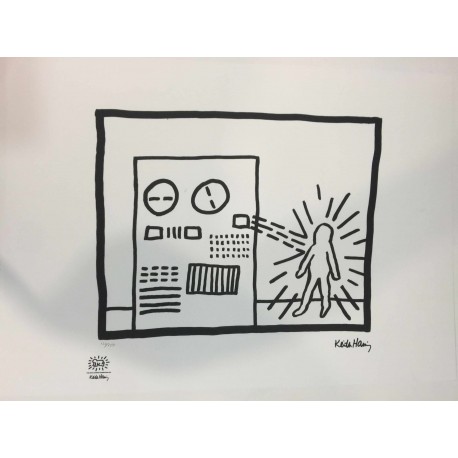 Keith Haring Lithograph 50x70 cm with certificate