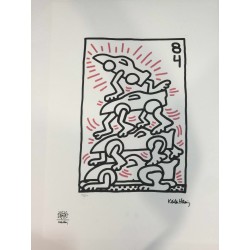 Keith Haring Lithograph 50x70 cm with certificate