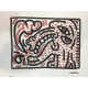 Keith Haring Lithographie 50x70 cm mit Zertifikat