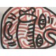 Keith Haring Lithographie 50x70 cm mit Zertifikat