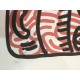 Keith Haring Lithographie 50x70 cm mit Zertifikat