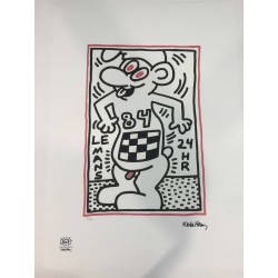 Keith Haring Lithographie 50x70 cm mit Zertifikat