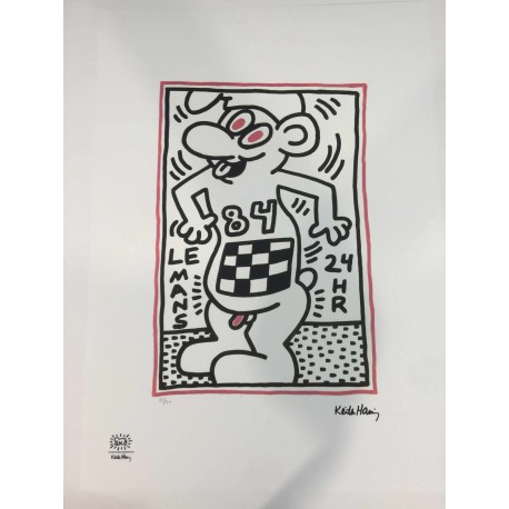 Keith Haring Lithograph 50x70 cm with certificate