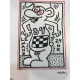 Keith Haring Lithograph 50x70 cm with certificate