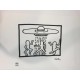 Keith Haring Lithograph 50x70 cm with certificate