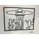 Keith Haring Lithograph 50x70 cm with certificate