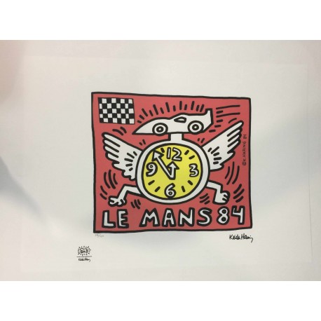 Keith Haring Litografia 50x70 cm ziurtagiriarekin