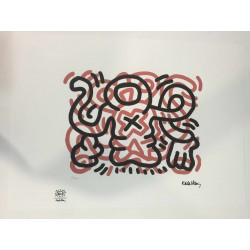 Litografia de Keith Haring 50x70 cm com certificado