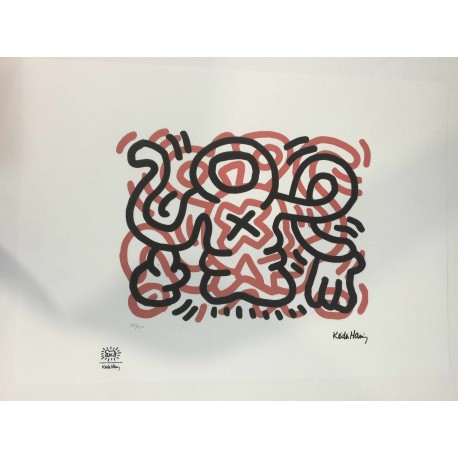 Keith Haring  Litografia 50x70 cm  con certificato