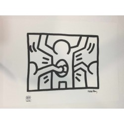 Keith Haring Lithograph 50x70 cm with certificate