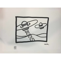 Keith Haring Lithographie 50x70 cm avec certificat