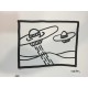 Keith Haring Lithograph 50x70 cm with certificate