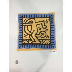 Keith Haring Lithograph 50x70 cm with certificate