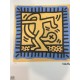 Keith Haring Lithograph 50x70 cm with certificate