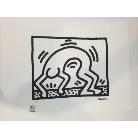 Keith Haring Lithograph 50x70 cm with certificate