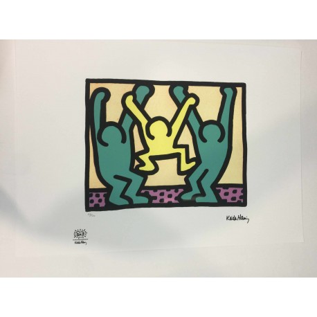 Keith Haring Lithograph 50x70 cm with certificate