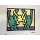 Keith Haring Lithograph 50x70 cm with certificate