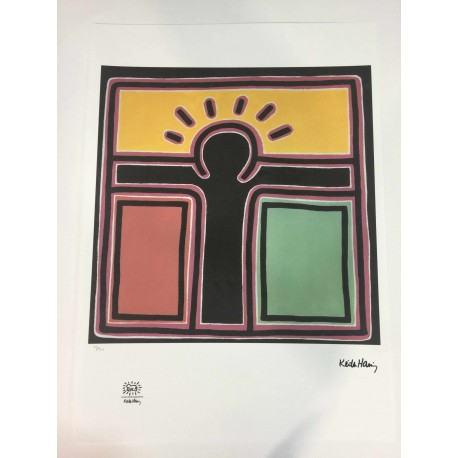 Keith Haring Lithograph 50x70 cm with certificate