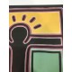 Keith Haring Litografia 50x70 cm ziurtagiriarekin