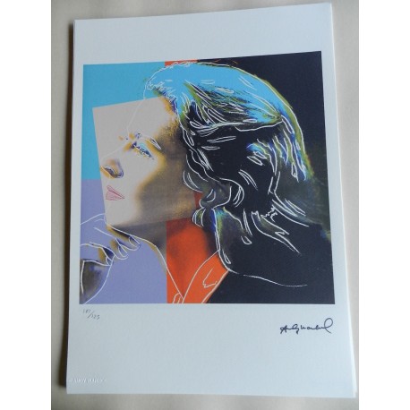 Andy Warhol Lithographie ex. 125 cm 35 x 50